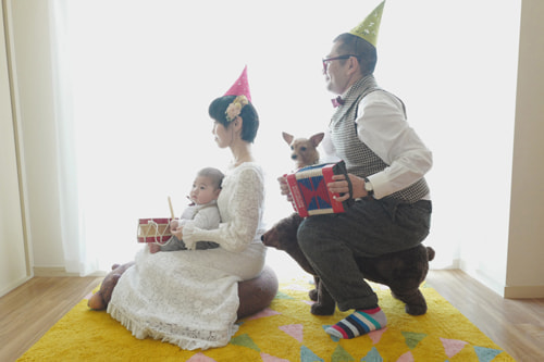 ブライダル(エンゲージメントフォト)写真 撮影場所 海(湘南) 自宅、音楽隊