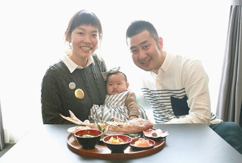 お食い初め(百日祝い)写真１２