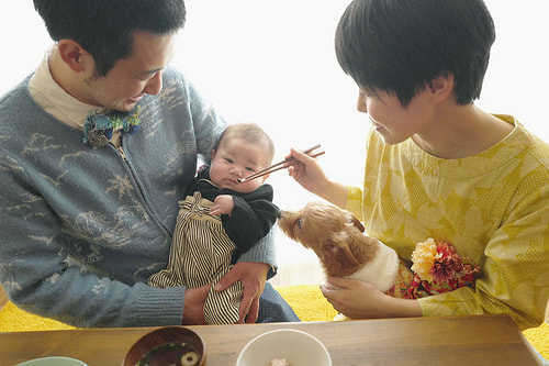 百日祝い(お食い初め)写真４