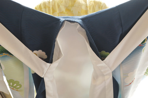 お宮参り着物の着付け