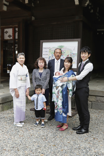 お宮参り写真 撮影場所 川越氷川神社６