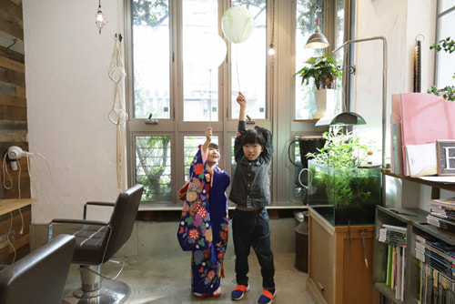 七五三写真 撮影場所 美容室１８