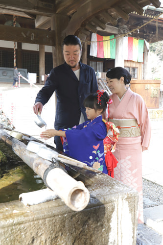 七五三写真 撮影場所 法華経寺