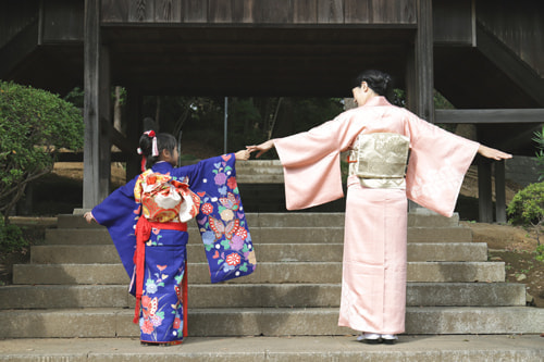 七五三写真 撮影場所 法華経寺１５