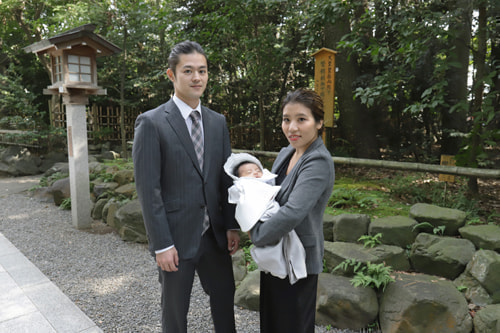 お宮参り写真 撮影場所 寒川神社１３