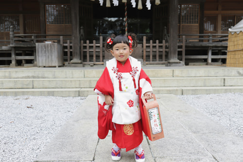 七五三写真 撮影場所 師岡熊野神社１４