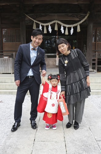 七五三写真 撮影場所 師岡熊野神社１５
