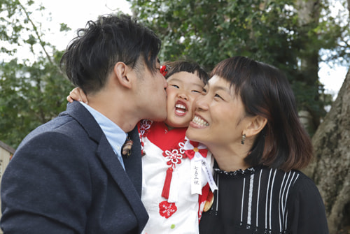 七五三写真 撮影場所 師岡熊野神社２１