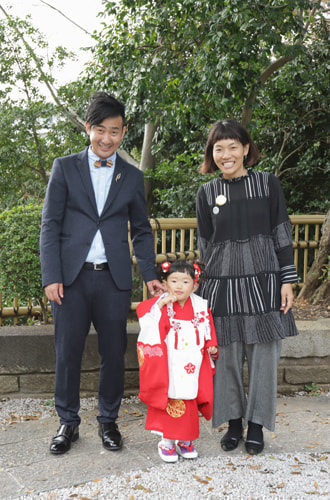 七五三写真 撮影場所 師岡熊野神社３５