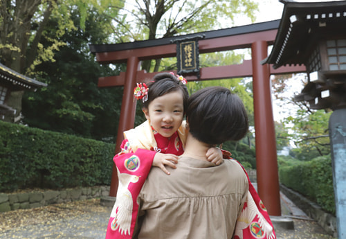 七五三写真 撮影場所 根津神社