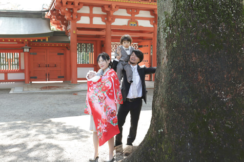 お宮参り写真 撮影場所 大宮氷川神社