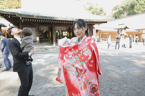 お宮参り写真 撮影場所 大宮氷川神社