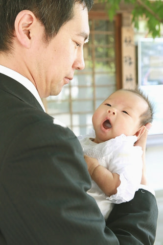 お宮参り写真 撮影場所 鎌倉 鶴岡八幡宮