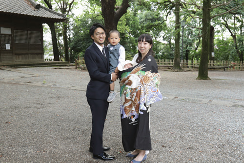 お宮参り写真 撮影場所 世田谷八幡宮