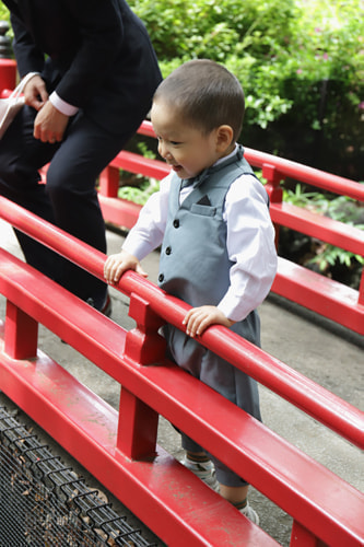 お宮参り写真 撮影場所 世田谷八幡宮