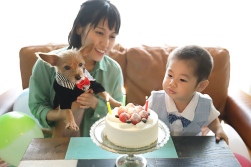 3歳バースデーフォト