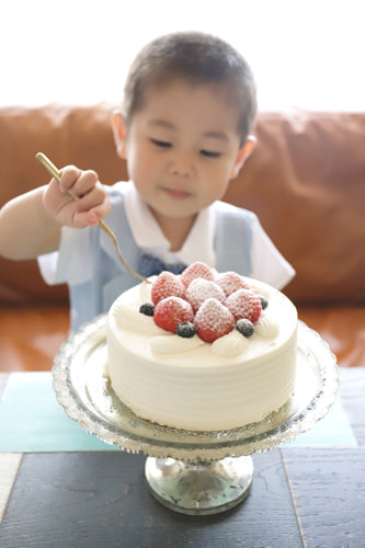 3歳バースデーフォト