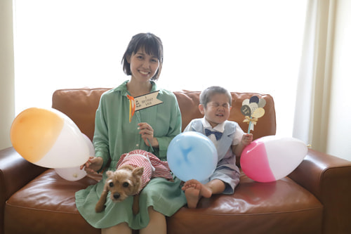 3歳バースデーフォト