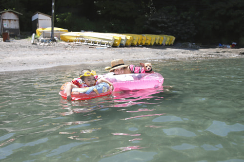 海水浴 横堀海岸