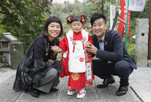 熊野師岡神社の撮影スポット 階段上