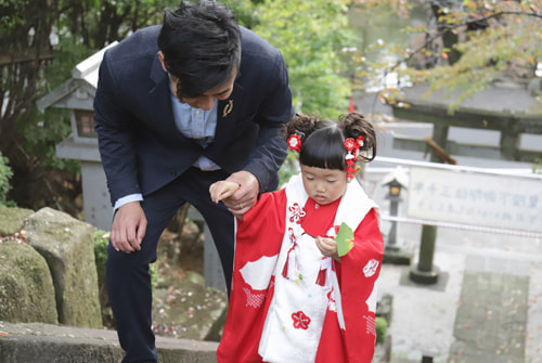 熊野師岡神社の撮影スポット 階段