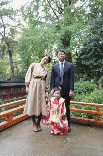 根津神社の出張撮影、撮影許可