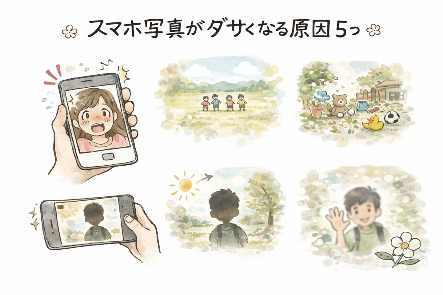 スマホで背景をぼかす方法｜初心者でも簡単にできるコツ