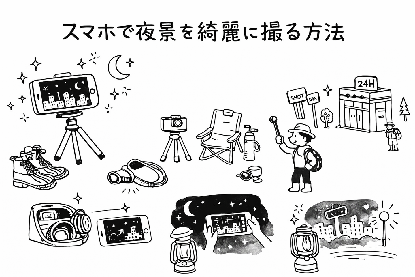 スマホで夜景を綺麗に撮る方法｜初心者でも失敗しないコツ