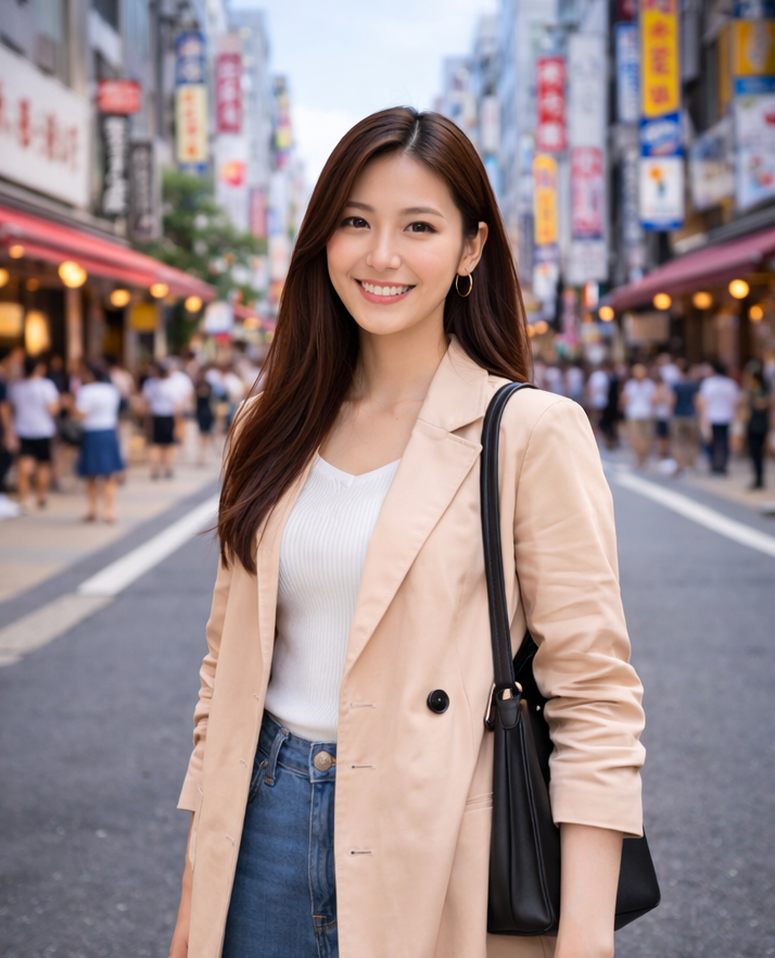 被写体を遠くから撮って背景がぼけないNG例