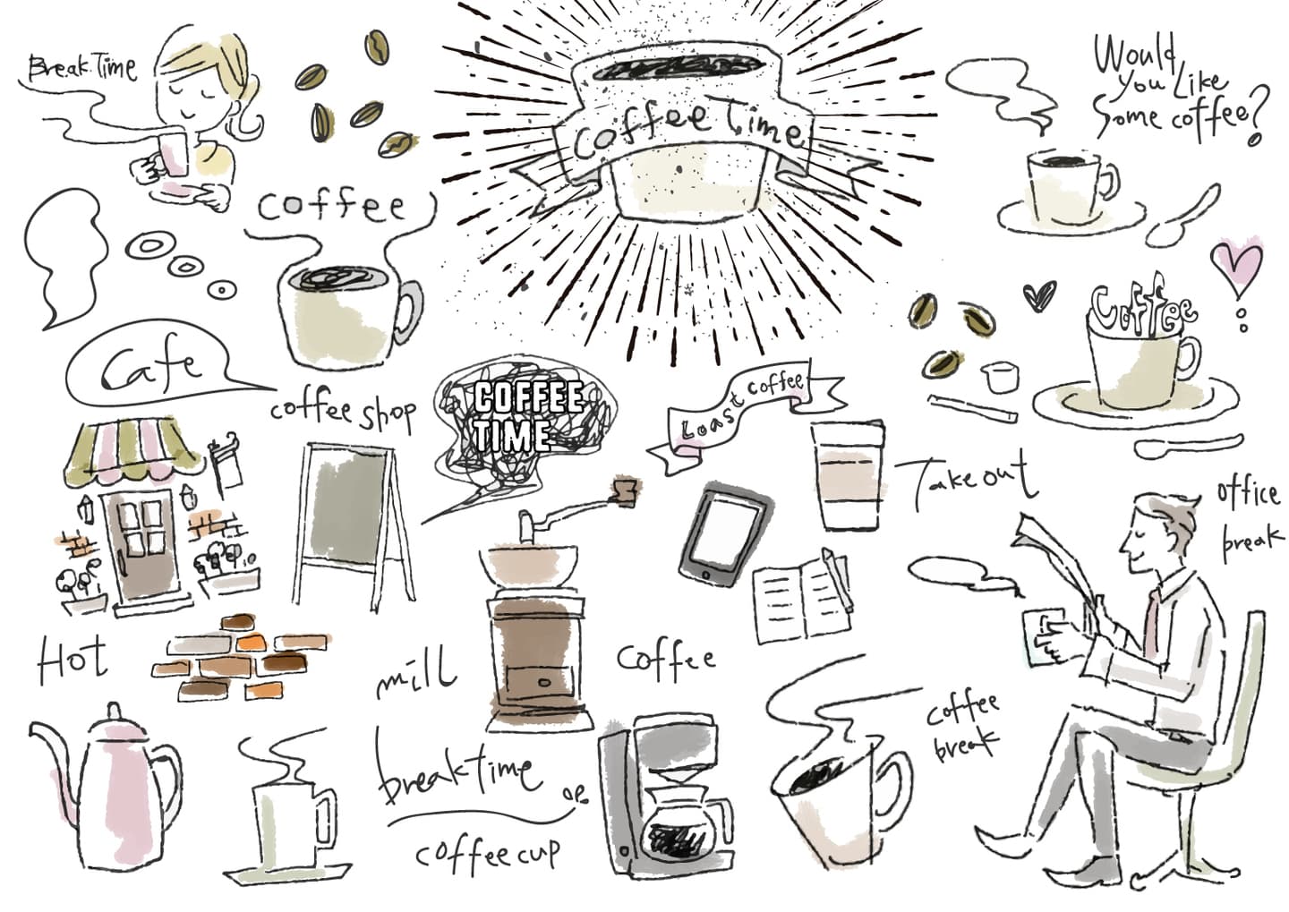 センスのよいイラストを用意